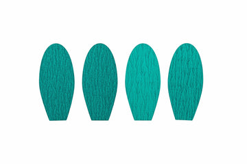Schleifpads, 2 Sets mit Körnung 100/150, wasserfest für Pedikürfeile, 10cm
