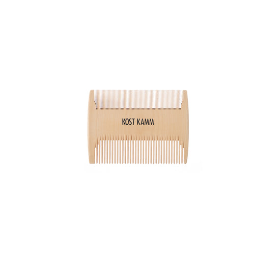 Babykamm, 2-seitig, Holz, fein-extra fein, 8x6cm