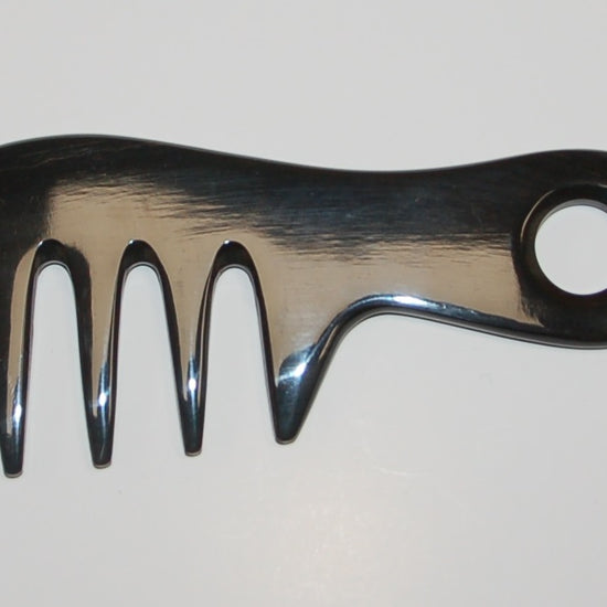 Super-Buffo-Griffkamm, Horn, Fingerbreit, 16cm