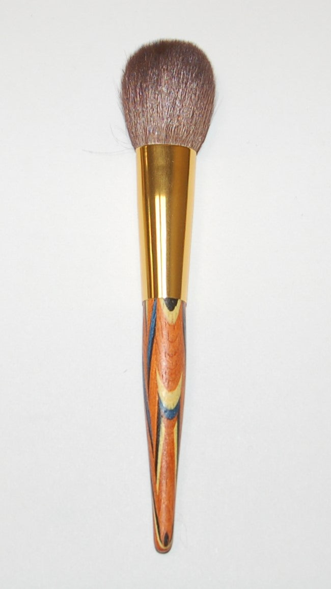 Rougepinsel, schmal, Goldzwinge, bunt, Ziegenhaar, 17cm