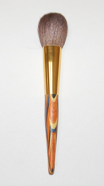 Rougepinsel, schmal, Goldzwinge, bunt, Ziegenhaar, 17cm