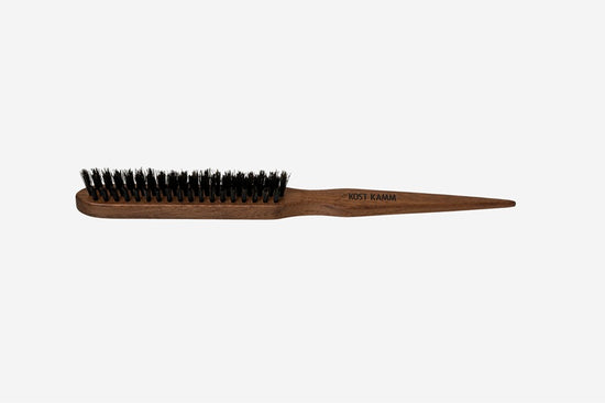 Sleek Brush, mit Spitze, Nussbaum, Wildschweinborste, 3-reihig, 23.5cm