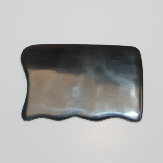 Guashan, Massageschaber, Wasserbüffelhorn, 10x6cm, GUA2