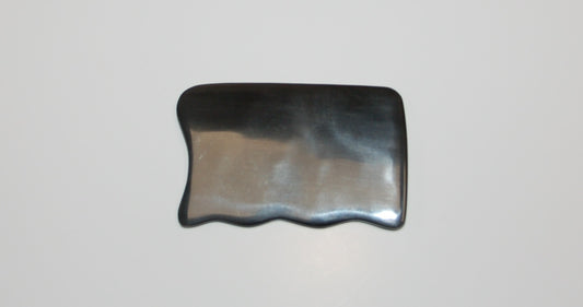 Guashan, Massageschaber, Wasserbüffelhorn, 10x6cm, GUA2