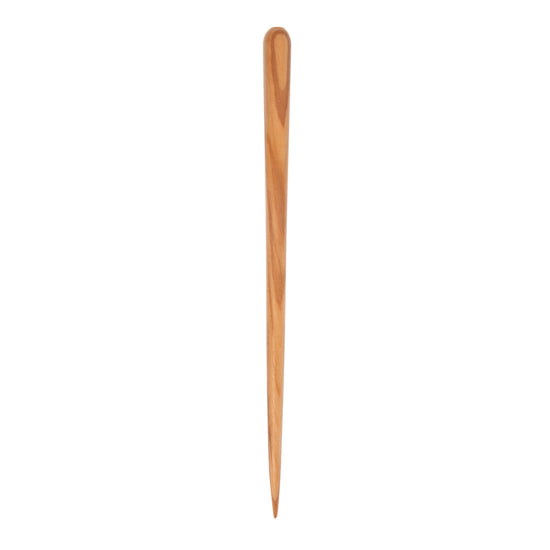 Haarstab, konisch, verschiedene Naturhölzer, ca. 19cm