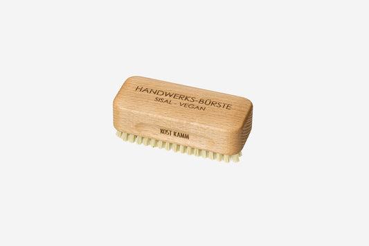 Handwerkerbürste, Buche, vegane Sisalborste, 10,5cm