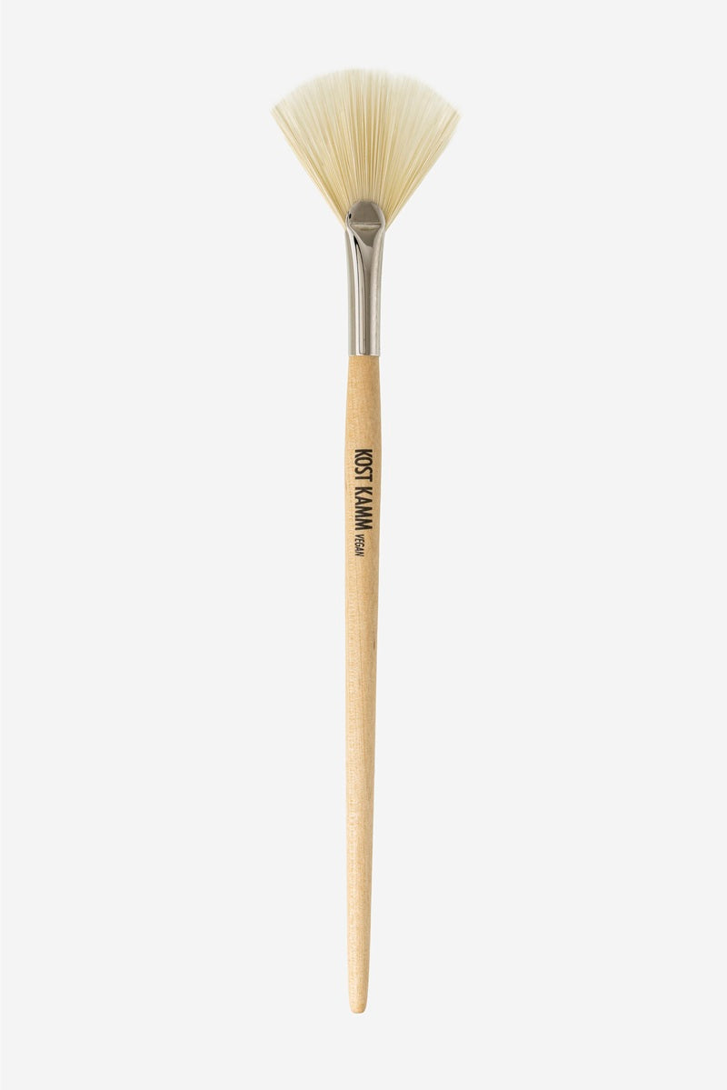 Maskenpinsel, konischer Griff, Birke, veganes Kunsthaar, Haarlänge 30mm, Fächer, 20,5cm