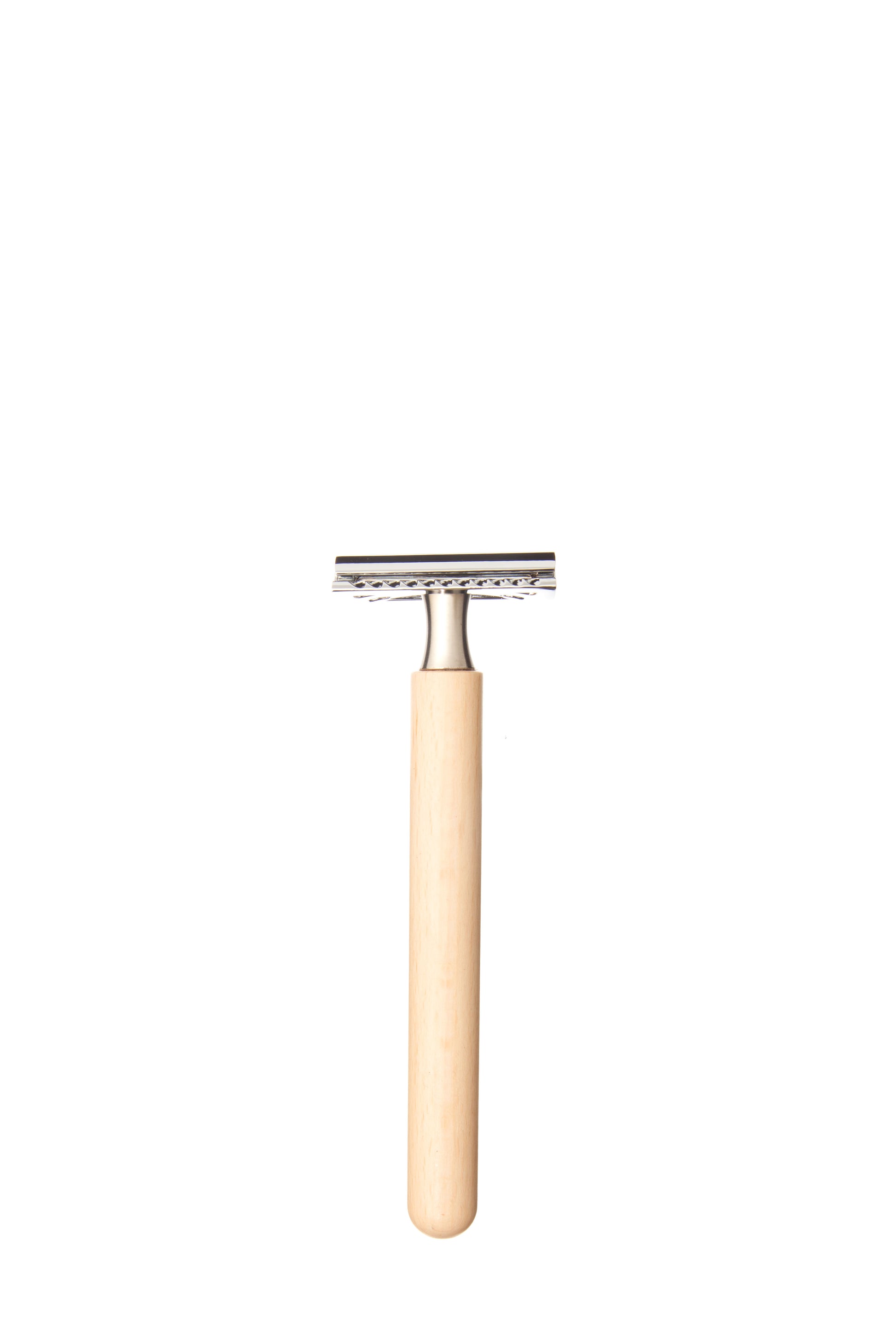 Rasierapparat, abgerundet, natur (Kirsche, Buche, Nussbaum), klassisch, 13,5cm