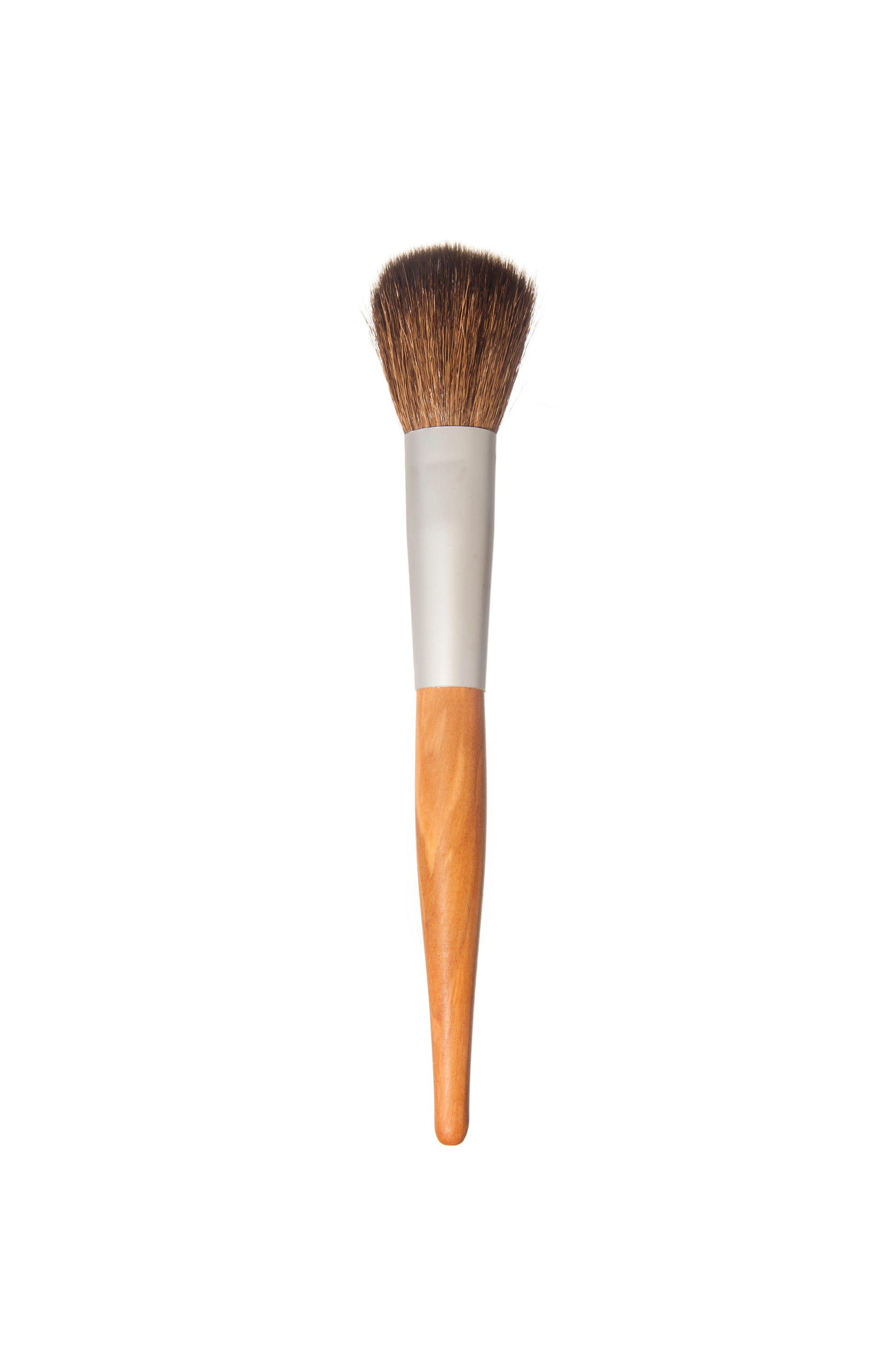 Rougepinsel, schmal, Olivenholz, Ziegenhaar, 17cm
