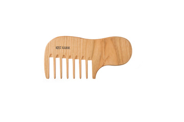 Locken-Griffkamm, Holz, extra breit, 16cm