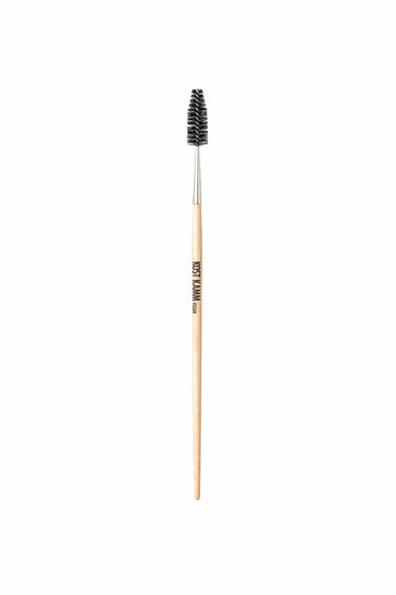 Mascara-Bürste, konischer Griff, Birke, vegane Kunstborsten, 19cm