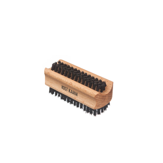 Handbürste, klassische Form, Buche, Wildschweinborste, 9,5cm