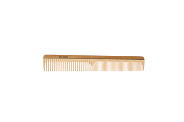 Haarschneidekamm, dünnes Profil, konisch 31/28mm, Holz, mittel-fein, 19cm