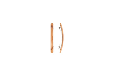 Haarspange, schmal, verschiedene Naturhölzer, Schließe 6cm