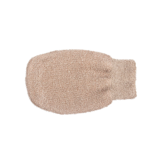 Massagehandschuh, Leinen mit Kupfer gestrickt, GOTS zertifiziert, 22cm