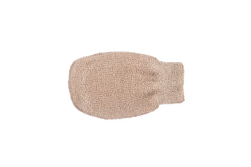 Massagehandschuh, Leinen mit Kupfer gestrickt, GOTS zertifiziert, 22cm