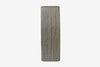 Haarspange, rechteckig, schwarz-weißes Furnierholz, Design Stripe, Schließe 10cm