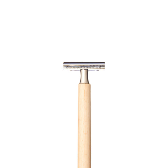 Rasierapparat, konisch, natur (Kirsche, Buche), klassisch, 13,5cm