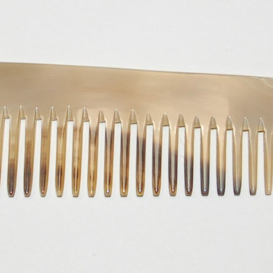 Taschenkamm, Horn, grob, 13,5cm