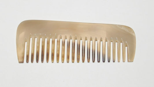 Taschenkamm, Horn, grob, 13,5cm