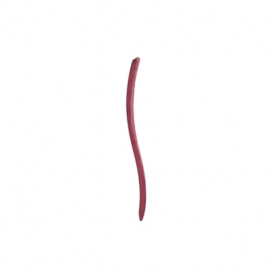 Haarstab, S-förmig, bunt eingefärbtes Schichtholz, ca. 14cm