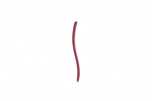 Haarstab, S-förmig, bunt eingefärbtes Schichtholz, ca. 14cm