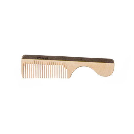 Griffkamm, Holz, bunt, mittel, 16cm
