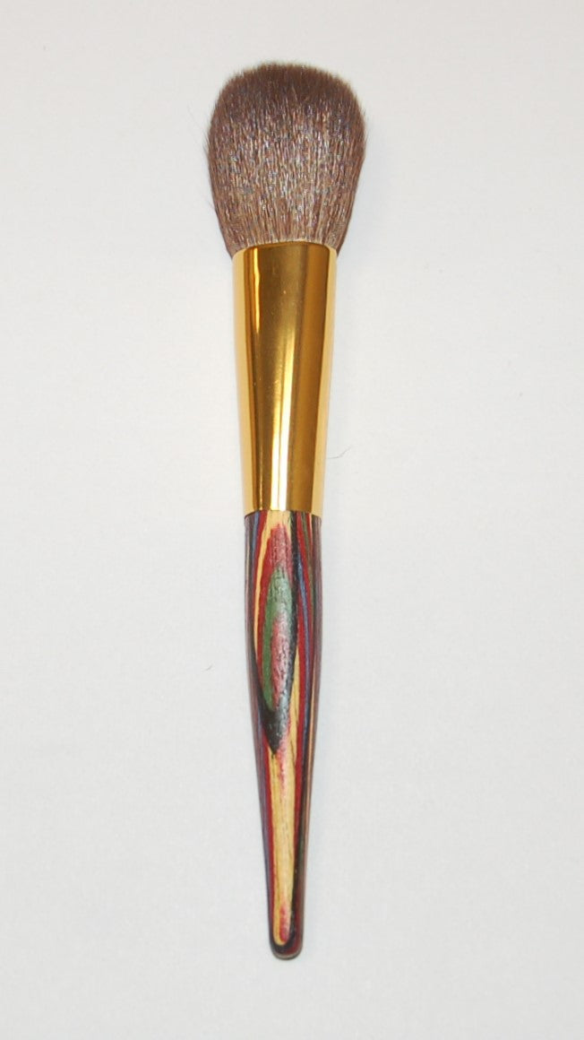 Rougepinsel, schmal, Goldzwinge, bunt, Ziegenhaar, 17cm
