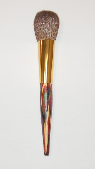 Rougepinsel, schmal, Goldzwinge, bunt, Ziegenhaar, 17cm