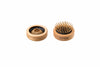 Pop-Up-Holzstiftbürste, rund, Buche, gerade Holznoppen, Kautschukbett herausnehmbar, d=7cm