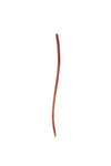Haarstab, S-förmig, verschiedene Naturhölzer, ca. 19cm