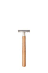 Rasierapparat, konisch, Nussbaum mit Furnierstreifen, klassisch, 13,5cm