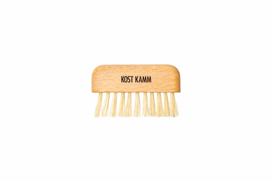 Kamm-und Bürstenreiniger, Buche, vegane Sisalborste, 1-reihig, 7.5cm