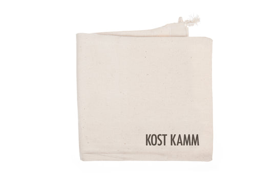 Canvas-Baumwoll-Zugbeutel, für alle Bürsten geeignet, 28x14cm