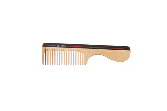 Griffkamm, Holz, bunt, mittel, 18cm