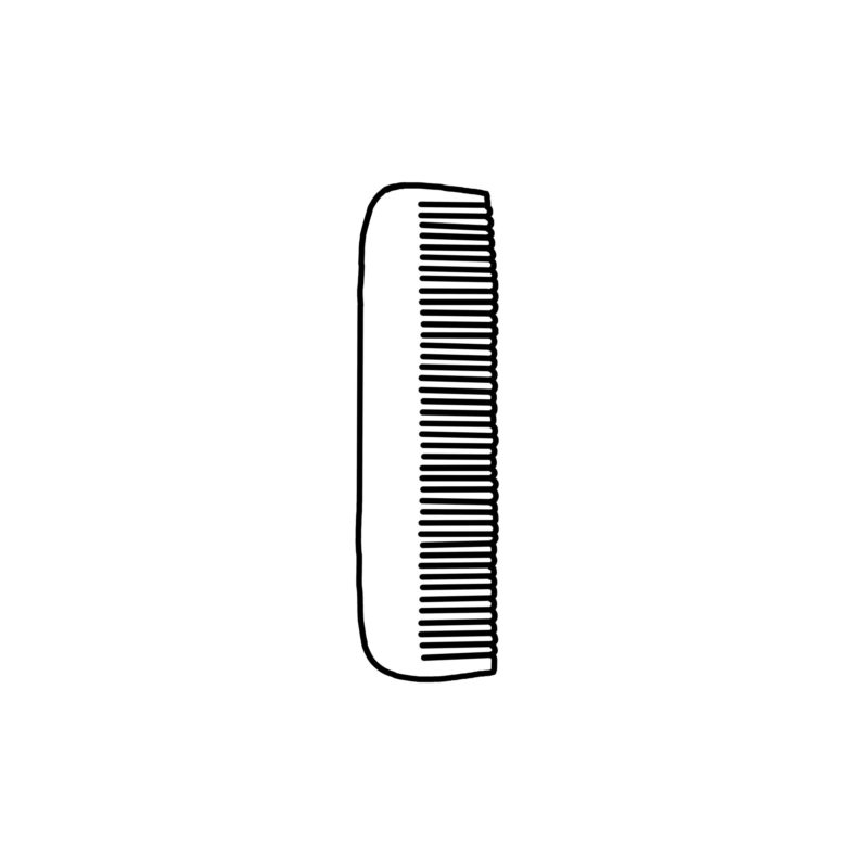 Pocket Combs Made Of Horn