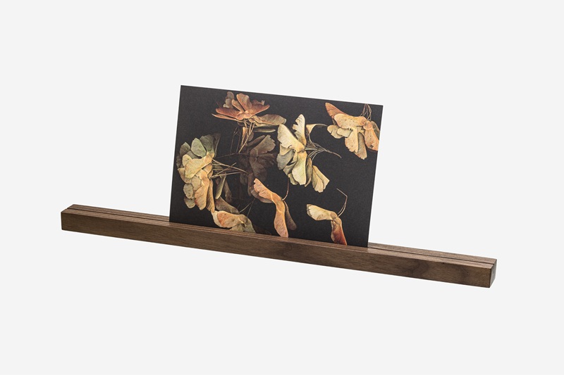 Porte-cartes, érable, cerisier, noyer, amélanchier, cuit à la vapeur, 42cm