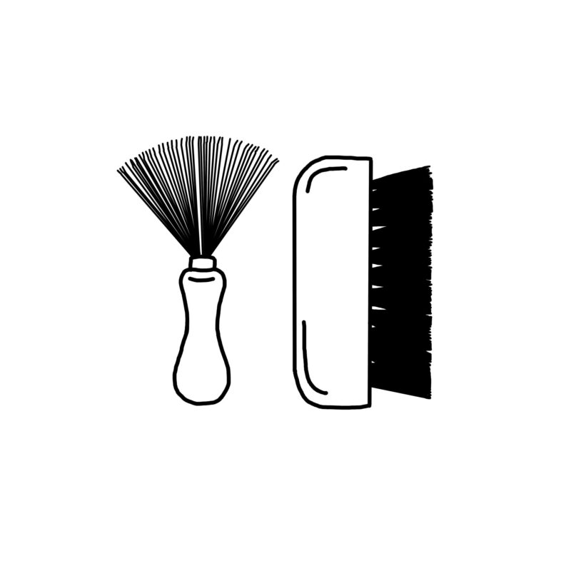 Comb and brush cleaner